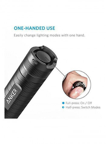 40 LED Pocket-Sized LED Torch White 5x12centimeter