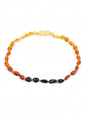 Rainbow Baltic Amber Baby Teething Necklaces