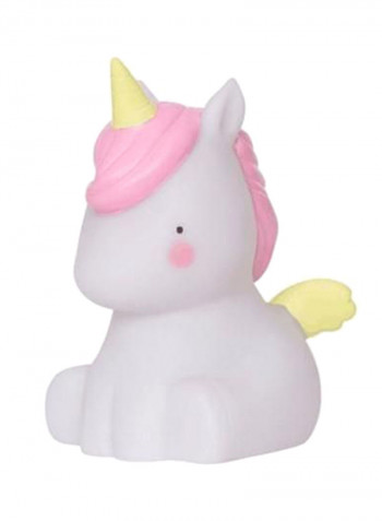 Unicorn Children Kids Night Light Lamp White 8x11centimeter
