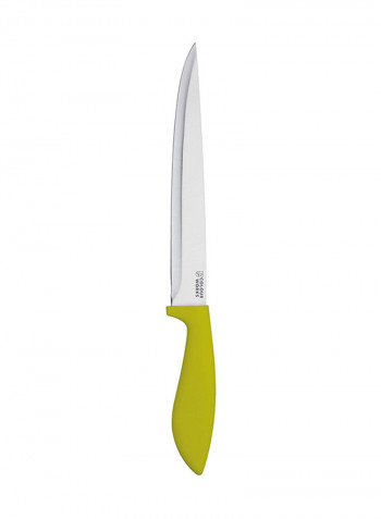 5-Piece Knife Block Set With Wooden Block And Chopping Board Multicolour