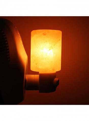 Mini Hand Carved Himalayan Salt Lamp White 7x12centimeter