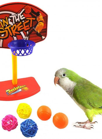 Pet Birds Chew Parakeet Bell Balls Multicolour 12 x 7.5 x 20.2centimeter