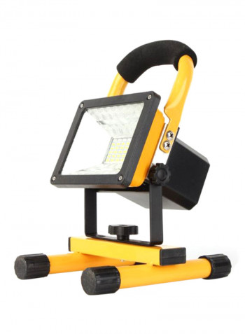Portable Rechargeable LED Flood Light White 4x7centimeter
