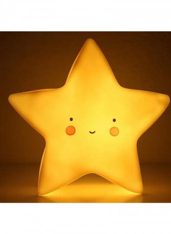 Star Kids LED Night Light Yellow/Black/Red 5x10centimeter