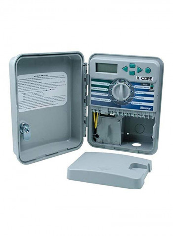 4 Station Digital Timer Hose Water System Grey 24centimeter