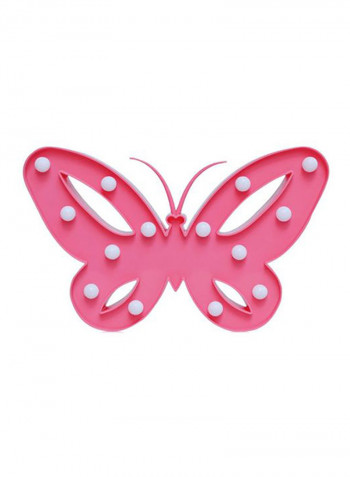 Butterfly Designed Decor Light White 10.5x7centimeter