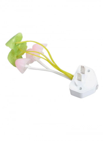 LED Mushroom Night Light Pink 4x5centimeter