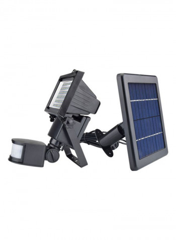 60 LED Solar Light Sensor Security Lamp White 19x23centimeter