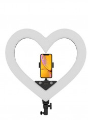 Heart-Shaped LED Ring Fill Light 18-Inch White reviews Heart-Shaped LED Ring Fill Light 18-Inch White