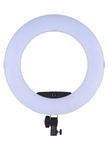 Dimmable Camera LED Photography Ring Light Black/White