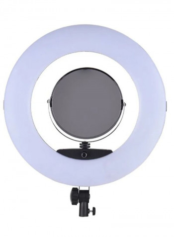 Dimmable Camera LED Photography Ring Light Black/White