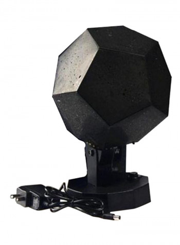 LED Star Projector Night Light Black 14x13centimeter