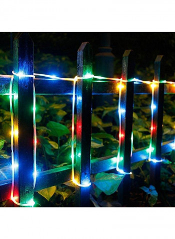 2 Pack 200 LED String Lights With Remote Control White 14x13centimeter