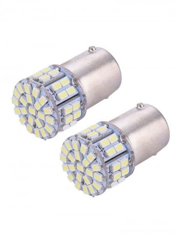 2-Piece  50 Smd LED Car Lights Fog Lamps Multicolour 2x10centimeter