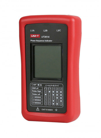 Phase Sequence Indicator Black/Red 123x71x29millimeter