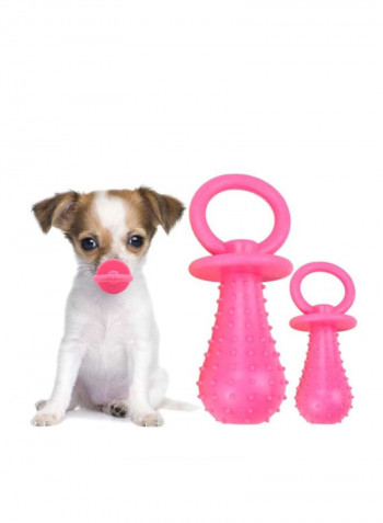 Pet Pacifier Chew Molar Pink