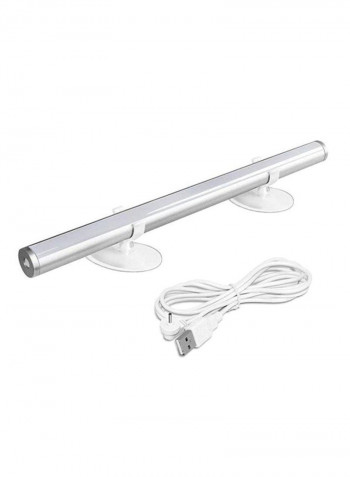 Portable Instant Vanity Dimmable LED Mirror Light White 11x11centimeter