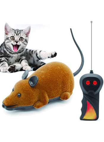 Remote Control Mouse Toy Brown/Black