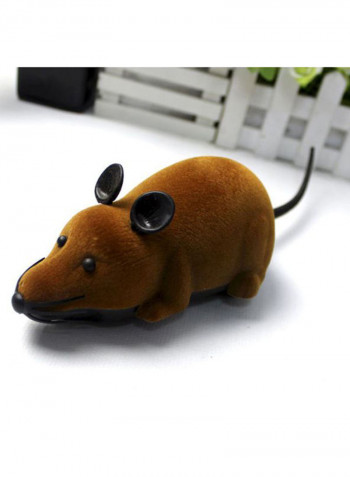 Remote Control Mouse Toy Brown/Black