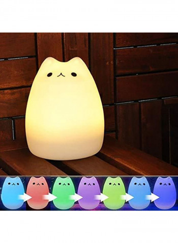 Silicone Night Light White 6x9centimeter