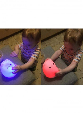 Silicone Night Light White 6x9centimeter