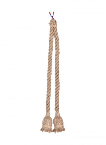 1 Pc Retro Hemp Rope Ceiling Light White 7x10centimeter