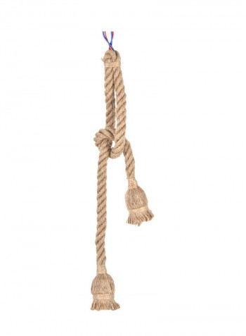 1 Pc Retro Hemp Rope Ceiling Light White 7x10centimeter