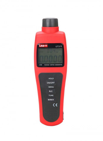 Non Contact Tachometer Red/Black 184 x 56 x 34millimeter