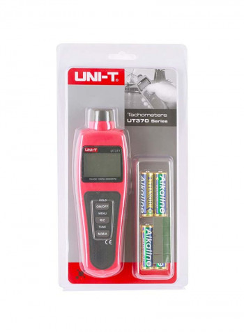 Non Contact Tachometer Red/Black 184 x 56 x 34millimeter