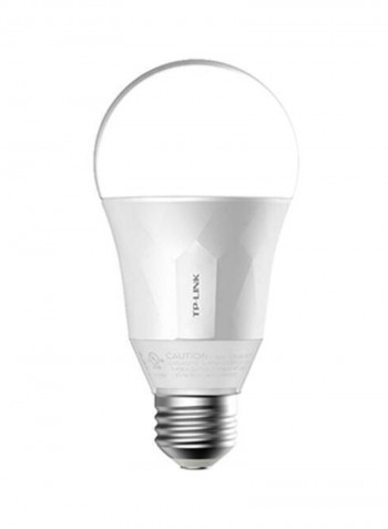 Smart Wi-Fi LED Bulb With Dimmable Light White 8x11centimeter