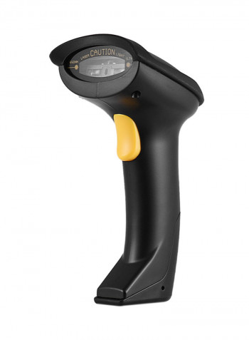 24G Wireless 1D Barcode Scanner Black