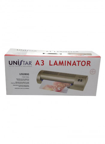 A3 Heavy Duty Laminator Grey