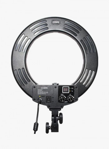 Dimmable Ring Video Light White/Black
