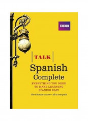 Talk Spanish Complete (Book/cd Pack): Everything You Need To Make Learning Spanish Easy Paperback English by Almudena Sanchez