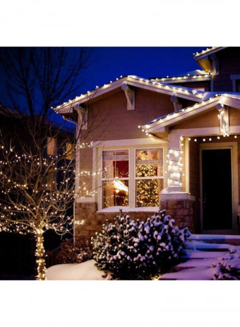 2 Pcs LED String Light Yellow 4x9centimeter