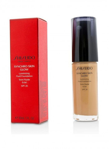 Synchro Skin Glow Luminizing Fluid Foundation SPF 20 Rose 4