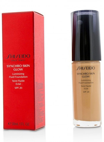 Synchro Skin Glow Luminizing Fluid Foundation SPF 20 Rose 4