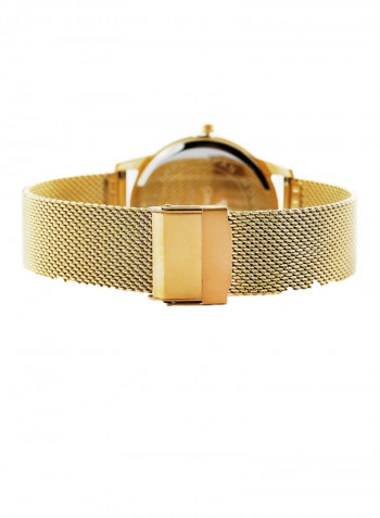 Women's Dima Round Shape Stainless Steel Analog Watch Dima 2999B-3D1