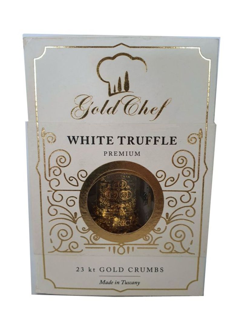 Gold Chef Premium 23 Karat Edible White Truffle Crumbs 0.3g