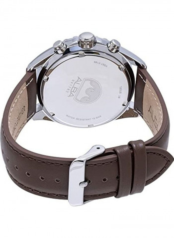 Watch Band 100M Water Resistant Leather Analog Am3813X1 للرجال