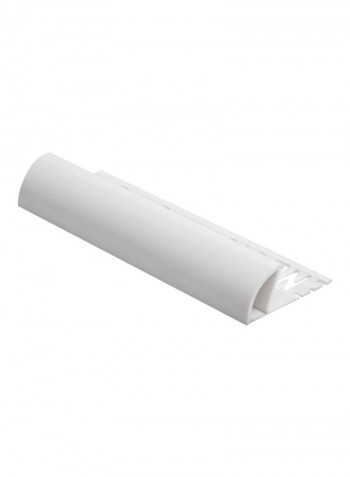 50-Piece Tile Trim  White 10millimeter