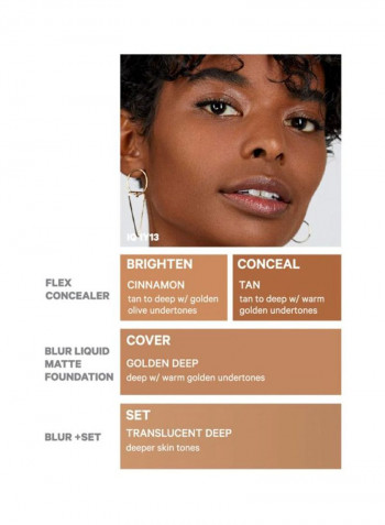 Blur Liquid Matte Foundation Golden Deep