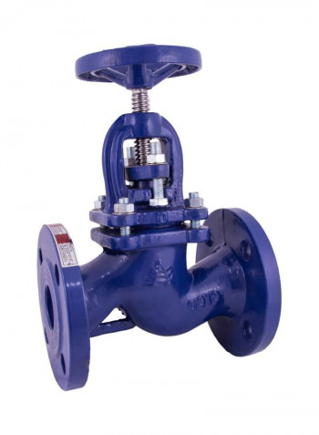 Globe Valve With Handwheel Blue/Silver 1inch