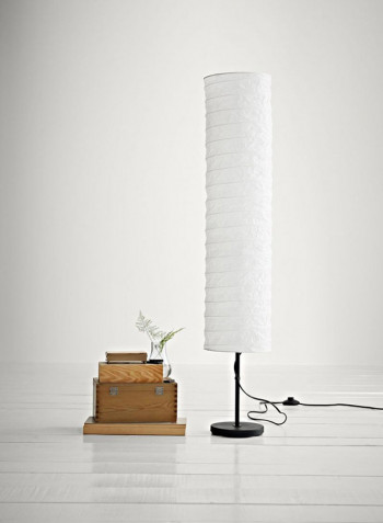 Floor Lamp With Bulb White 13x11centimeter