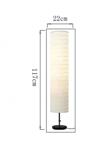 Floor Lamp With Bulb White 13x11centimeter