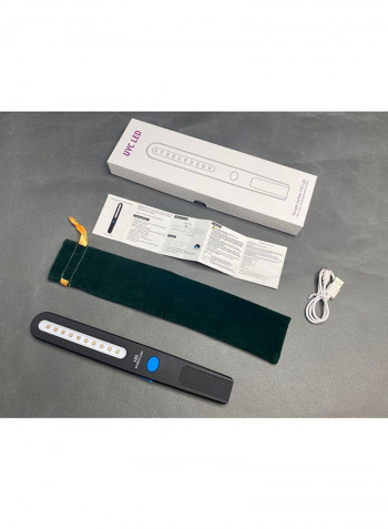 Handheld UV LED Sterilizer With Accessory Black/White 248.7 x 34.5millimeter
