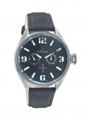 Men's Water Resistant Leather Analog Watch 9478QF01