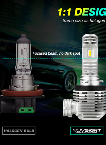 H11 Amber Car Light Fog Lamp