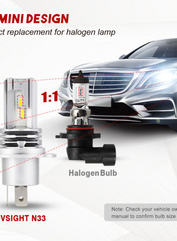 H11 1800LM Car LED Fog Lights