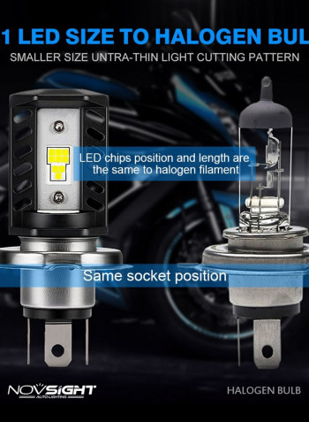 1-Piece Motorcycle Headlight Bulb